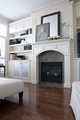 custom built-in shelves and fireplace. Sudbury Hearth & Home, Sudbury, ON