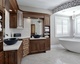 wooden bathroom cabinets in remodel, Sudbury Hearth & Home, Sudbury, ON